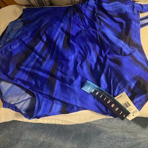 Longitude Blue One-piece Bathing Suit - Brand New